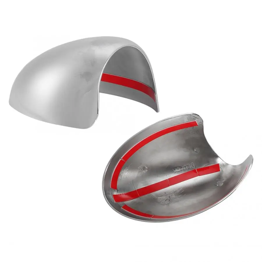 Одна пара двери автомобиля крыло Зеркало заднего вида Кепки крышка подходит для Mini Cooper 2001 2002 2003 2004 2005 2006(хром) стайлинга автомобилей