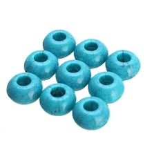 20 шт./лот, бисер для плетения волос, дреды, кольцо для волос, синяя тесьма, дредлок, трубка, манжеты, зажимы, 6 мм, аксессуары для волос, инструмент для наращивания