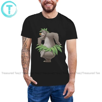 

Jungle Book T Shirt The Jungle Book Baloo With Grass T-Shirt Man Short-Sleeve Tee Shirt Cotton Tshirt
