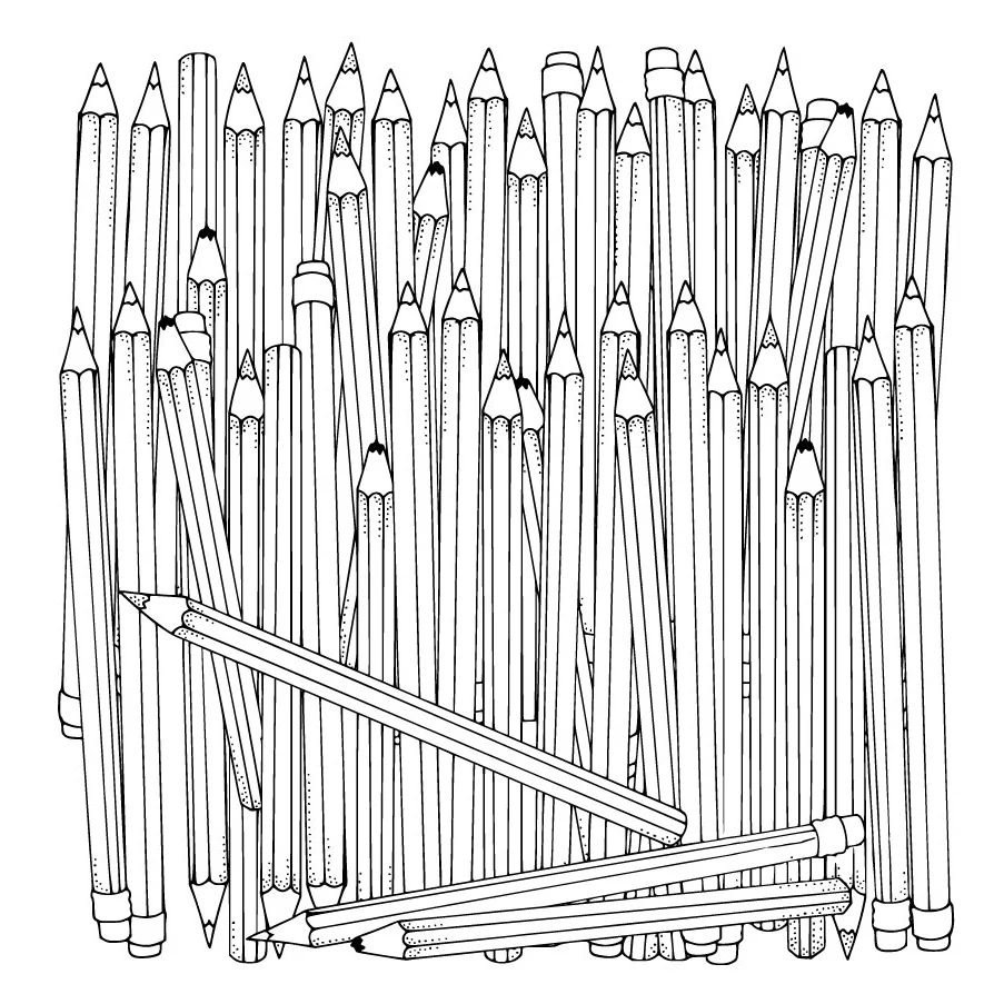 

AZSG pencil neat Clear Stamps/Seal For DIY Scrapbooking Decorative Card Making Craft Fun Decoration Supplies