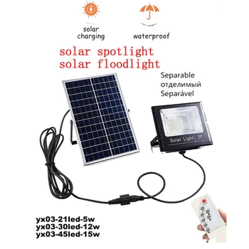 

Upgraded LED LED Solar Power Street Light Lamps With Controller Waterproof Outdoor Lamp remote timer split mount indoor home sec