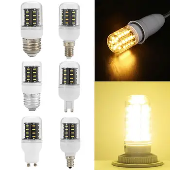 

220V 3W Corn 4014 LED Bright Bulb Energy Efficient Lamp Light Warm White