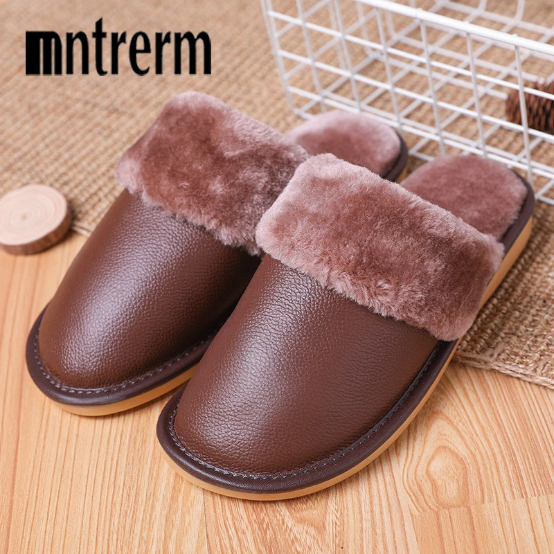 mens fluffy slippers