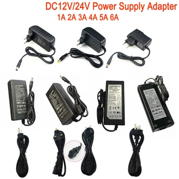 

Power Adapter AC 110-240V DC 12V 24V 1A -10A Volt Charger Supply Universal Switching EU US Plug for Switch LED Strip Lamp