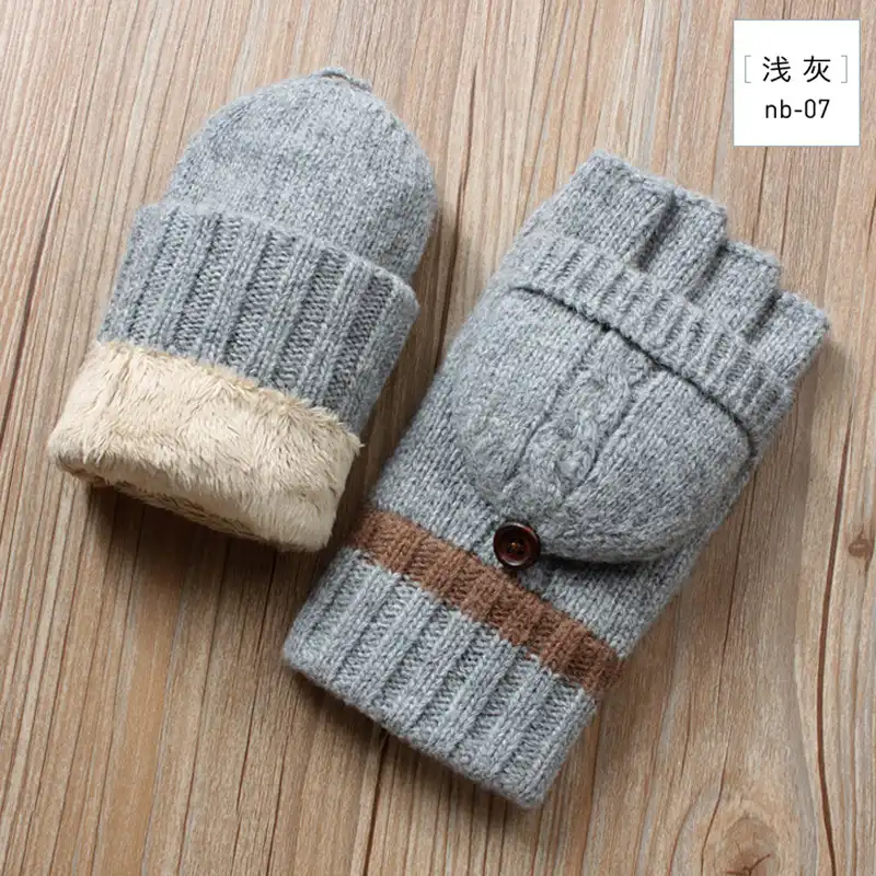 mens mittens wool