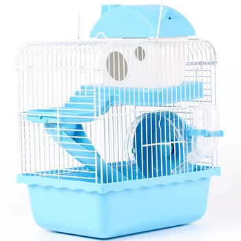 

Hamster Cage Luxury Villa Castle Single Double-Layer Small Field Hamster Supplies Nest Super
