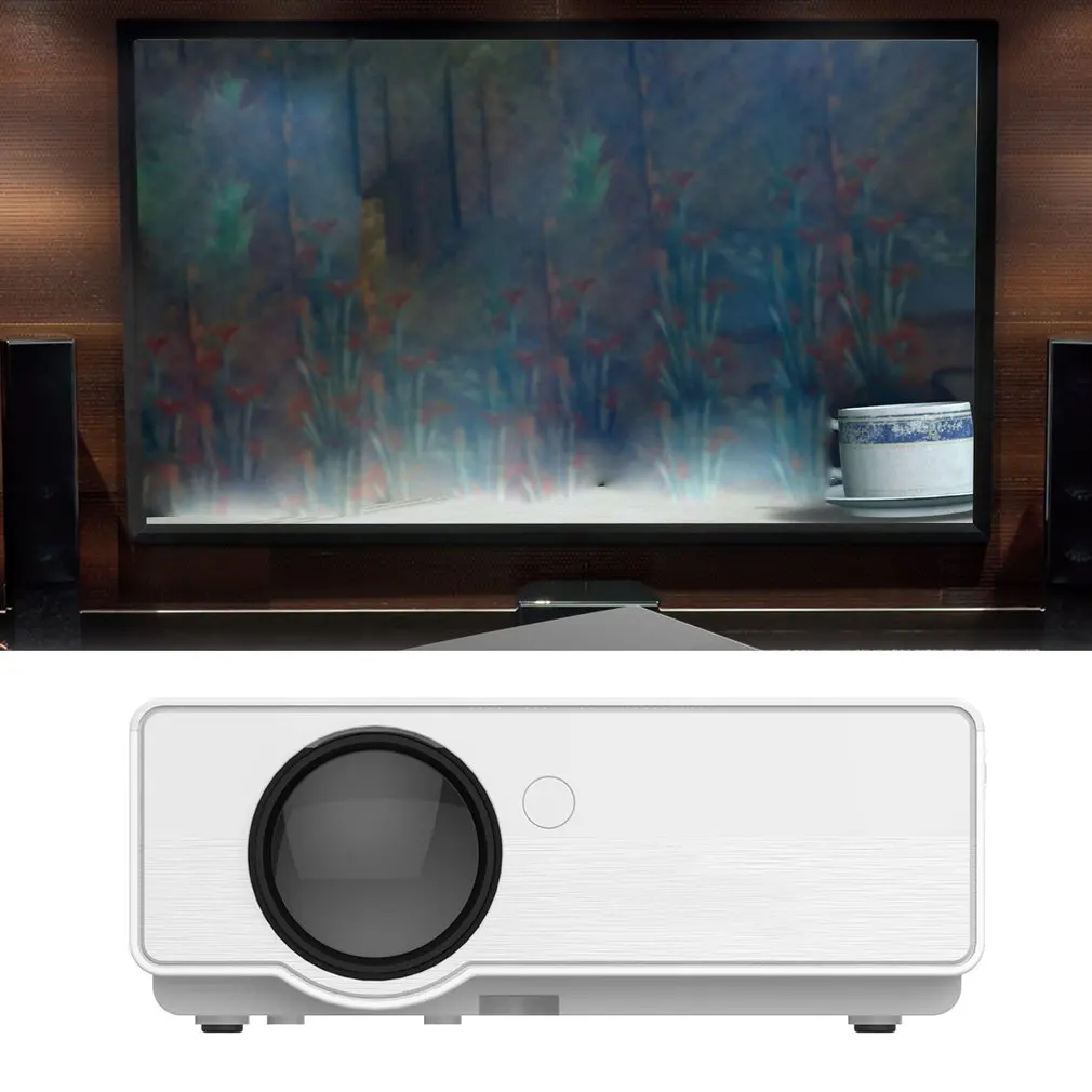 Bp-M450 мини Smart Projecto Led Wifi портативный домашний кинотеатр Hd компактный смарт-проектор с 3D ЖК Tft опционально проводной синхронизация дисплей