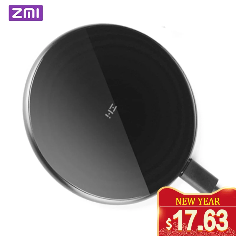 

Original ZMI Wireless Charger Smart Quick Charge Fast Charger 7.5W for Mi MIX 2S iPhone X XR XS 8 Plus 10W For Sumsung S9