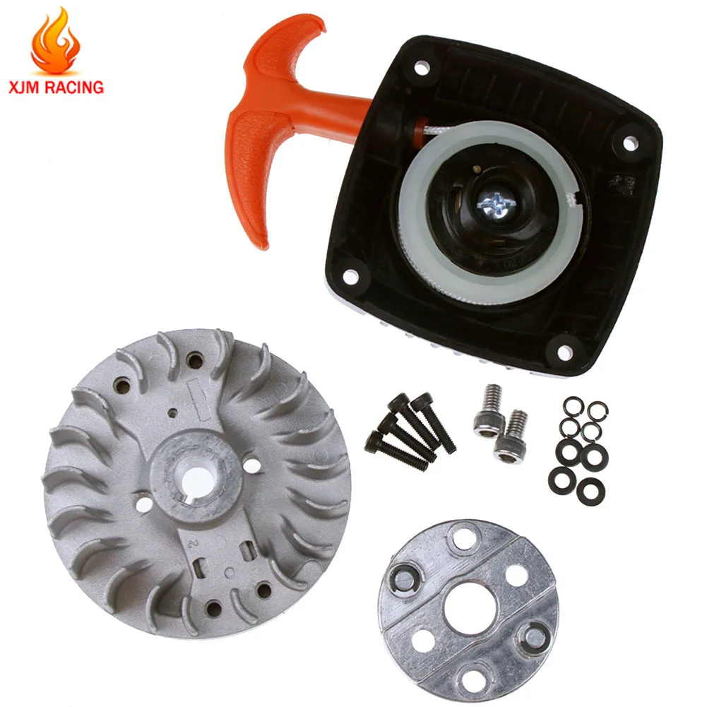 

Easy Start Pull Starter & Flywheel with Claw for 1/5 Hpi Rofun Rovan Km Baja 5B 5T 5SC Losi 5ive-T Rc Car 23CC~36CC Engine Parts