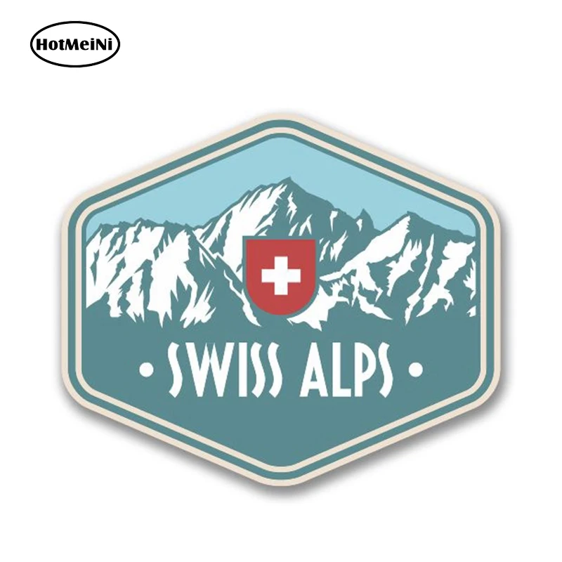 HotMeiNi 13cm x 9cm Swiss Alps Switzerland Vinyl Car Sticker Travel Luggage Mountains Ski Surf Skateboarding Hip Hop Decals | Автомобили и