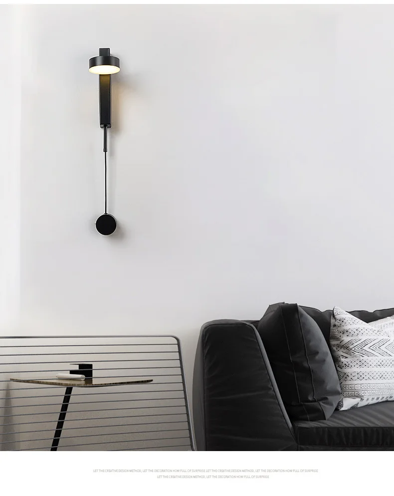 Скандинавский роскошный светодиодный настенный светильник, 220 В, для гостиной, коридора, спальни, настенное бра, прикроватное освещение, вращающееся освещение