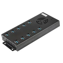 Sipolar new 10 port USB 3.0 5Gbps super speed data syncs charger hub 2.1A  fast charging for iPhone iPad tablets bitcoin miner