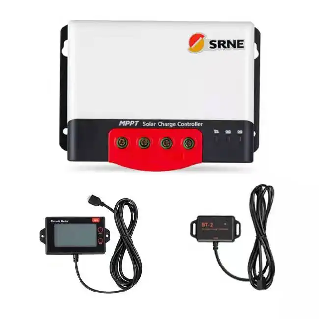 MC2450N10 BT-2 RM-6 50A SRNE MPPT Контроллер заряда MC2450N10 12 В 24 В для солнечной домашней системы с функцией bluetooth - Цвет: MC2450N10 BT-2 RM-6