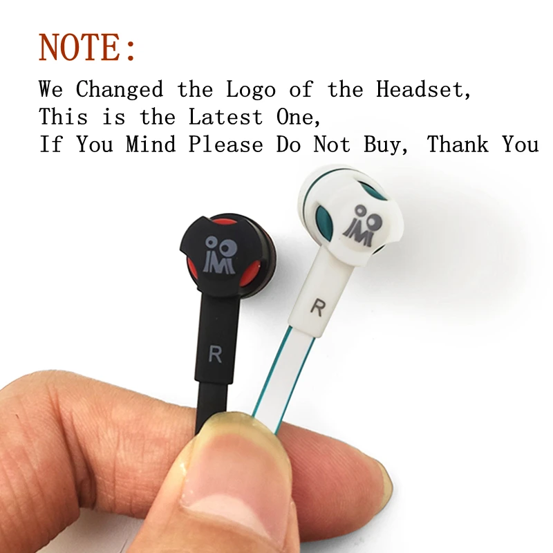 Acheter FONKEN 3.5mm dans l'oreille écouteur filaire contrôle écouteurs  avec micro casque de jeu pour Huawei téléphone portable écouteur Sport musique  casque