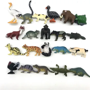 

Wild Jungle Zoo Animal Models Action Figures Manga Dimensions Collection Model Doll Educational toy for children Gift