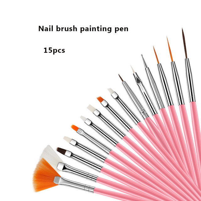 Art Brush Set Manicure Tools Gradient Gel Nail Polish Builder Drawing Carving Ombre Brushes French Nail Design Painting Pen