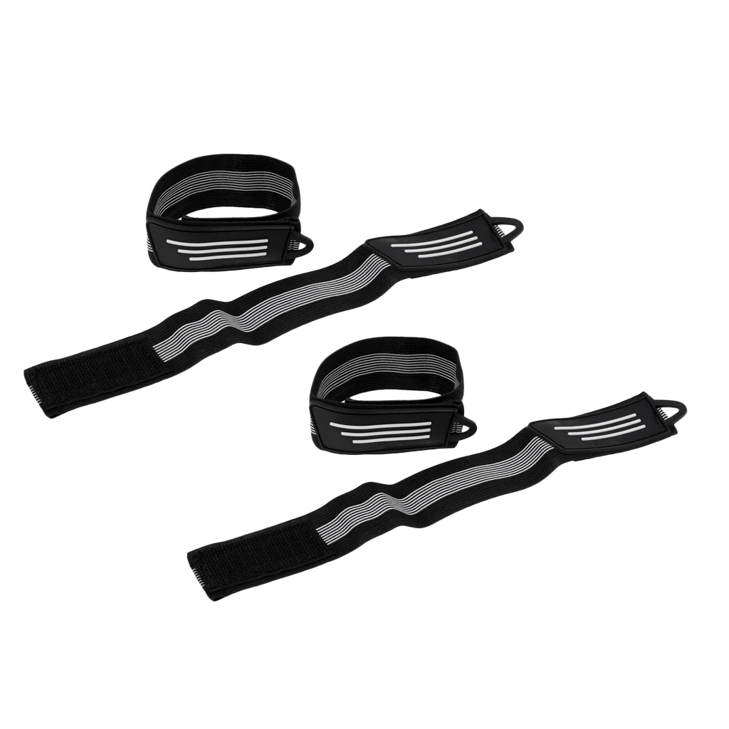 4 pcs High Visibility Reflective Wristbands Belt Ankle Strap Bands Running Cycling MTB Mountain Rode Bike Pants Leg Strap Clip