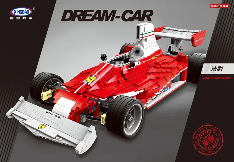 

XINGBAO Building Blocks Xb03023 Creative Science And Technology Series fa ying Race Car Model AliExpress