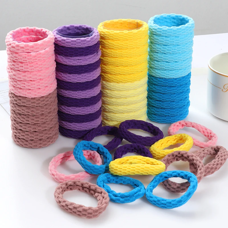 

30 шт./комплект, женские нейлоновые эластичные резинки для волос