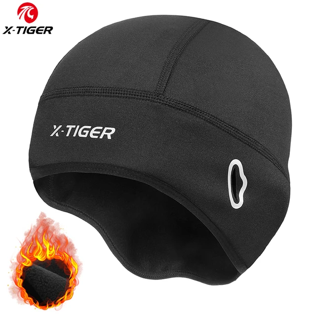 US $3.19 X-TIGER Fleece Cycling Caps Waterproof Bike Hats Winter Thermal Bicycle Cap Snow Road Bicycle Hats 