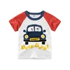 2-10Years Cartoon Car Print Boys Girls T Shirt Summer Children Kids Clothes Shorts Sleeve O-Neck Cotton Tops Tees Dropshipping ► Photo 3/6