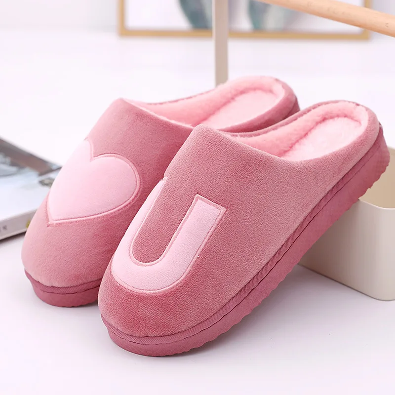 

QSR 2019 Winter indoor cotton mop I LOVE indoor home wooden floor men and women couple wedding warm winter