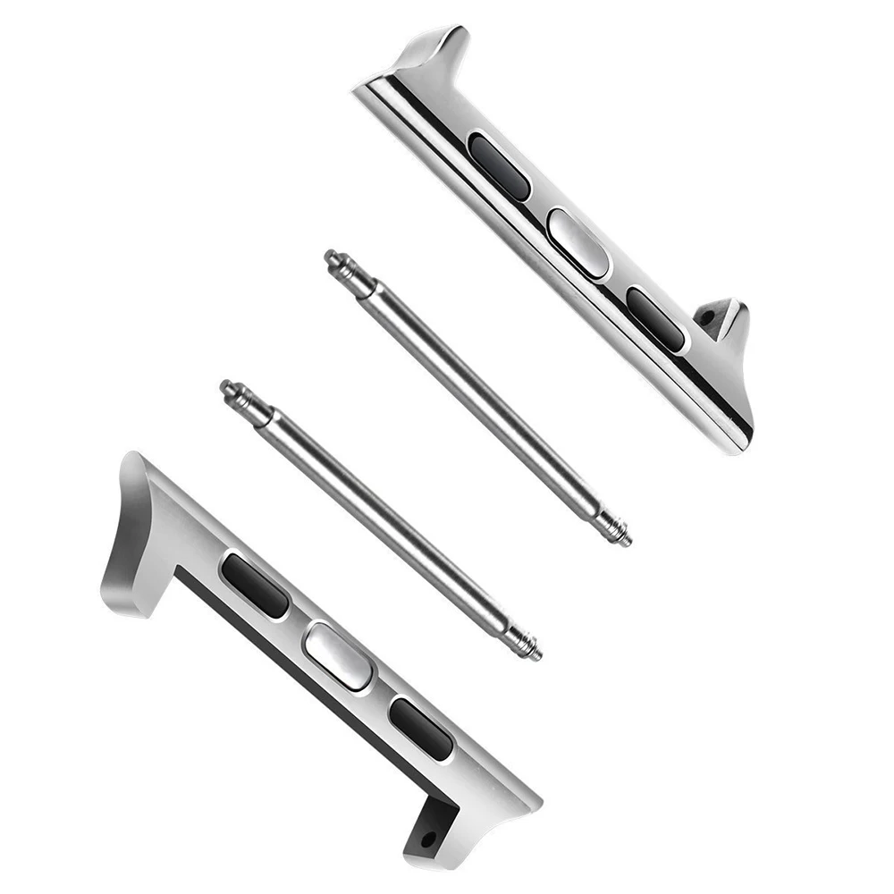 

Connector Adapter For iwatch 5 4 band 40mm 44mm Seamless Aluminum Linker for apple watch 3 2 1 strap 38mm 42mm Easy to install