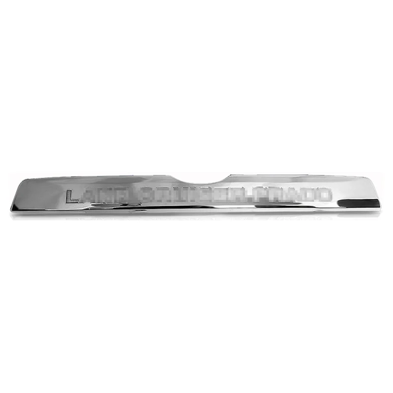 Accessories For Toyota Prado 150 Land Cruiser Prado FJ150 2018 Car Chrome LED Trunk Lid Cover Braking Light Driving Light