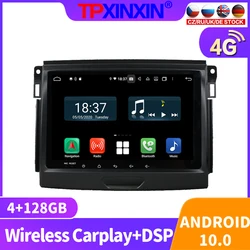 128GB Android 10 para Ford Ranger Ford 2015   2017Car Radio Multimedia grabadora de Video Player navegación GPS accesorios de Auto 2din DVD