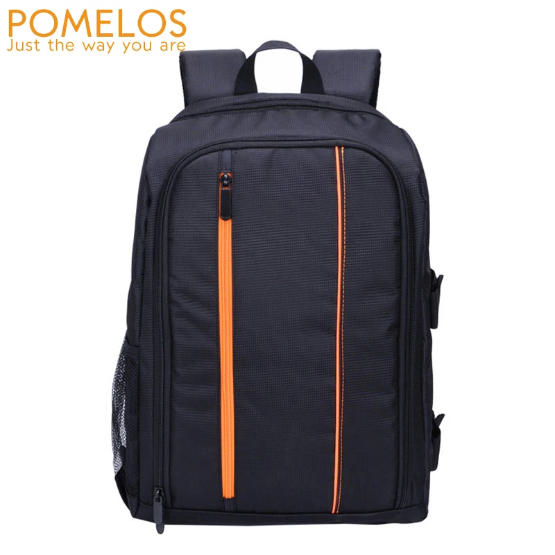 

POMELOS Camera Backpack Nylon SLR DSLR Camera Bag Backpack Large Capacity Front Open Waterproof Anti-Shock Backpack for Laptop