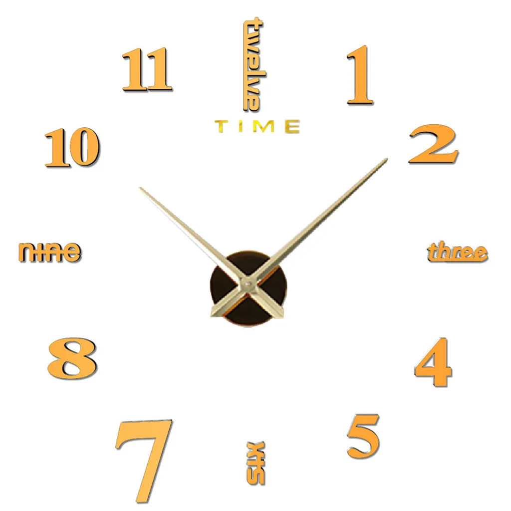 Function Acrylic Minimalist Wall Clock for Home Office Decor