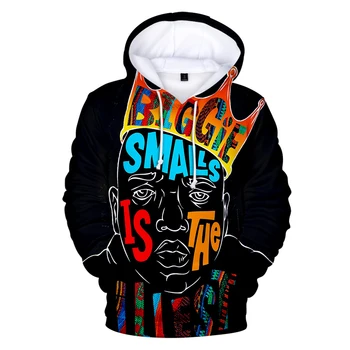 

B.I.G BIGGIE 3D Hoodies in Men/Women sweatshirts Autumn warm Long Sleeve Kpop pullovers Trendy Streetwear hip hop loose hoodie