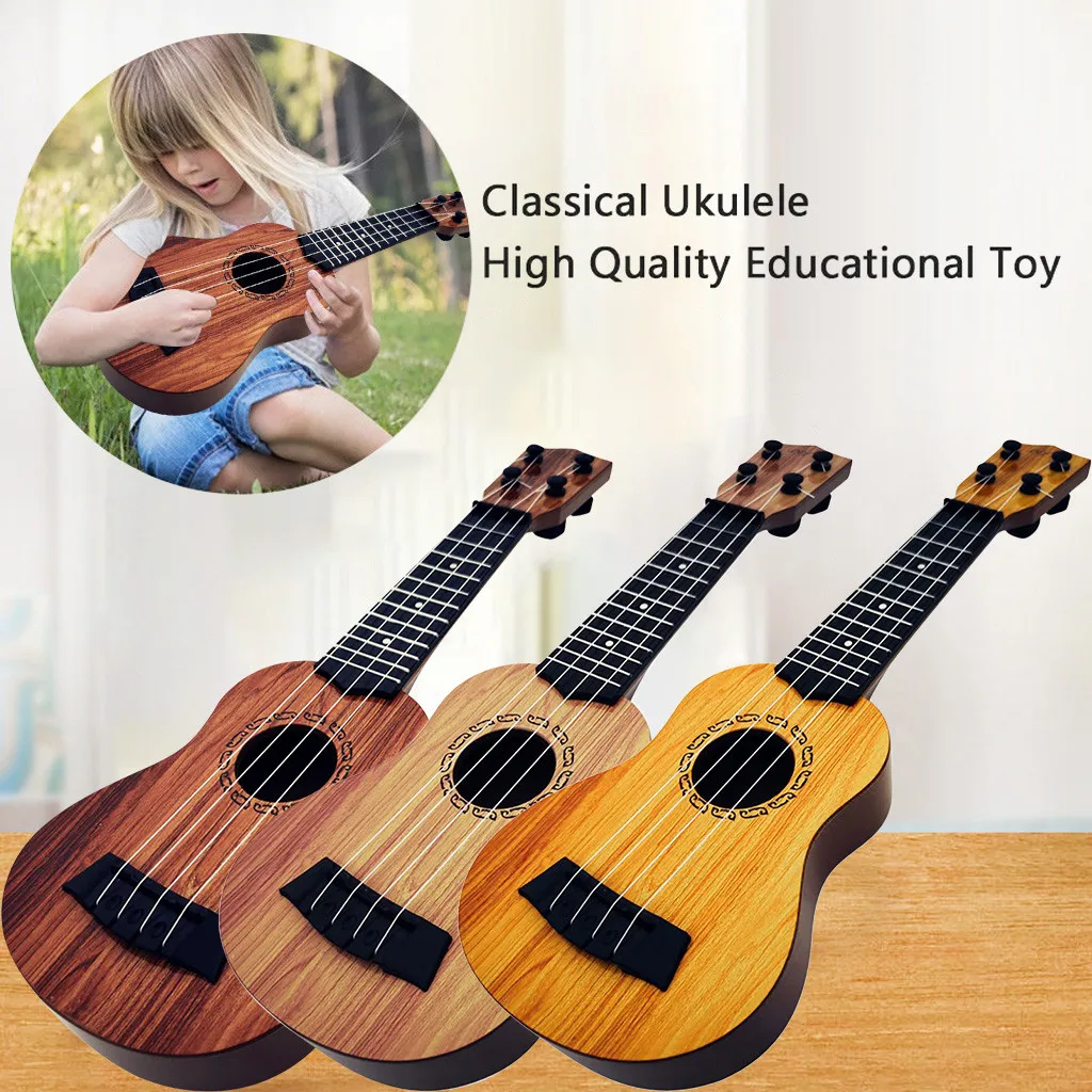 

Kids Beginner Ukulele Music Toys Classical Ukulele Guitar Durable Musical Instruments Basic Learning Educational Toys