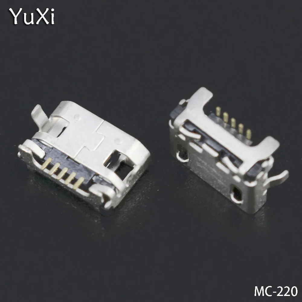 YuXi 10 шт./лот Micro USB зарядный разъем для Lenovo A7600 A7600H A788T S930 A656 A370 S390 A388T A3000
