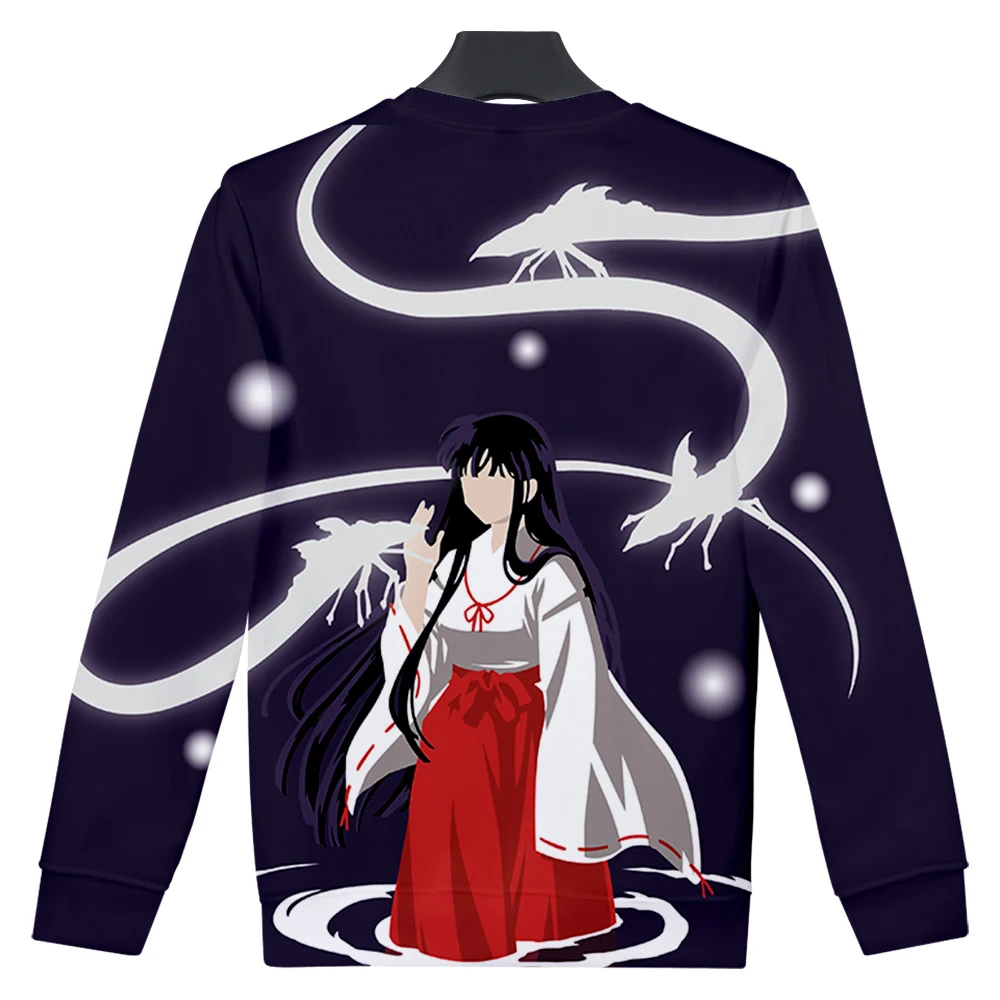 Inuyasha Объемная толстовка с 3D принтом Мужская/wo Мужская рубашка повседневная одежда толстовки с длинным рукавом Harajuku популярный топ