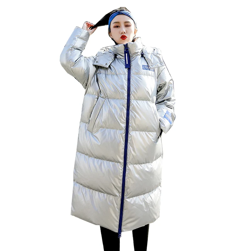 Fashion Hooded parka Winter jacket women Long Down Cotton Coat Female Korean Casual Loose Outerwear Warm Cotton Parkas Coats
