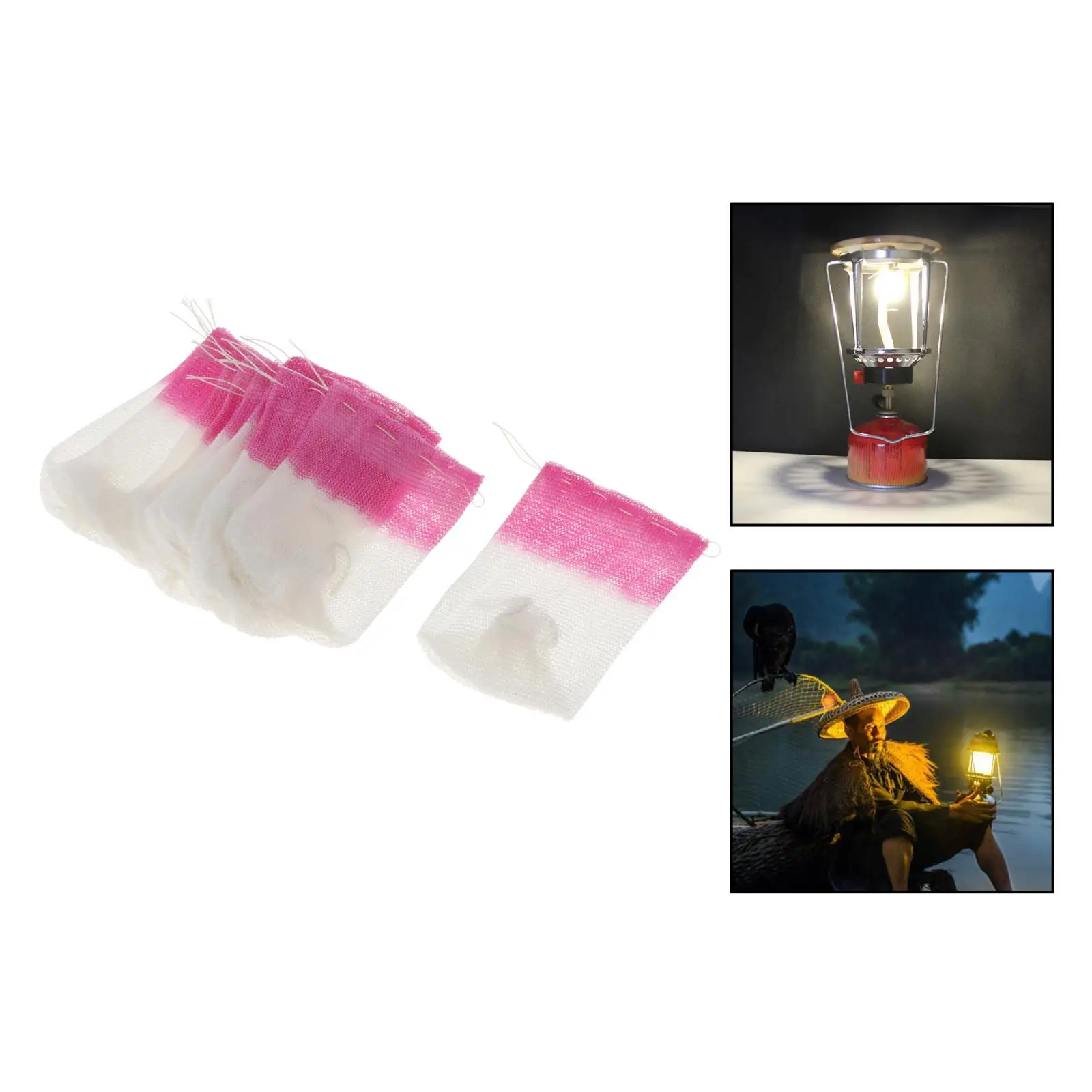 10pcs Universal Outdoor Camping Gas Lamp Mantle Lantern Replacement Mantles, Such as BL300-F1 Gas Lamp 6
