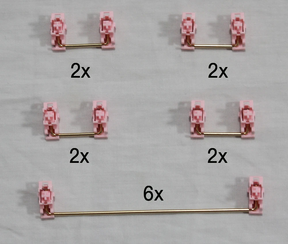 粉色卫星轴5set