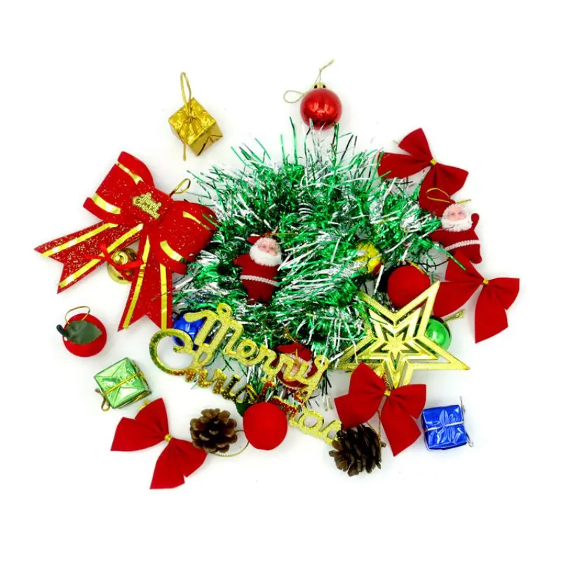 

Christmas Assorted Decoration Gift Multicolored Xmas Tree Hanging Ornament Set Accessories