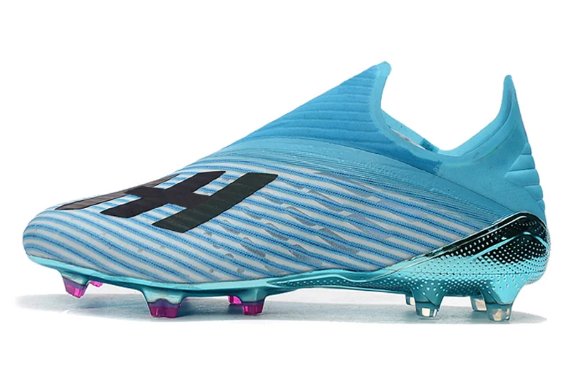1 Новинка X 19,1 FG мужские футбольные бутсы со шнурками дешевые chaussures кошки de футбольные бутсы x19 высокое качество scarpe - Цвет: 1