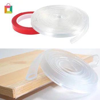 

7m Transparent Corner Guards Furniture Edge Protectors Soft Silicone Baby Proofing Bumper Strip With Double-Sided Tape Cozy