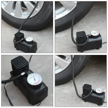 

New Pump Air Pump ABS Automotive Durable multi-function Vehicle Mini Air Compressor Tire Inflator Pump DC 12V Car Kit