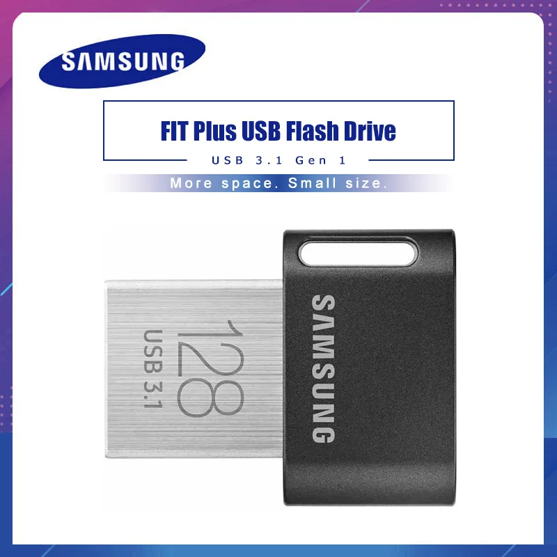 Оригинальный SAMSUNG FITplus USB 3 1 Флешка 32 Гб 64 200 МБ/с./с память Usb 0 флэш-накопитель 128 ГБ