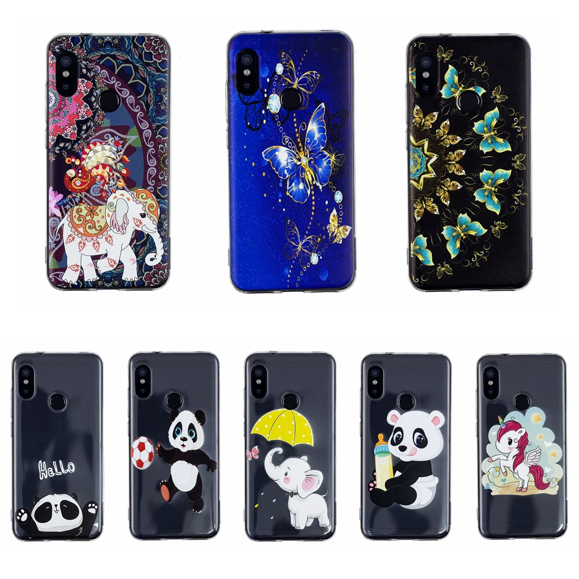 

Fashion Cute Panda Case For Xiaomi Mi Redmi 6 Pro 6Pro Cover For Redmi6Pro Soft TPU Silicone Phone Shells For Redmi6 Pro Cases