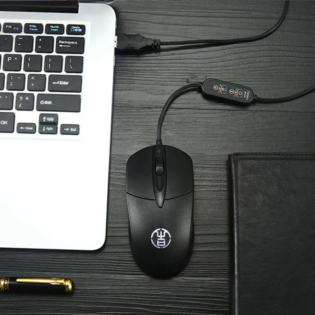 Новая Проводная теплая мышь с подогревом для Windows PC игр USB 1200 dpi игровая мышь Бесшумная мышь для ноутбука z1206