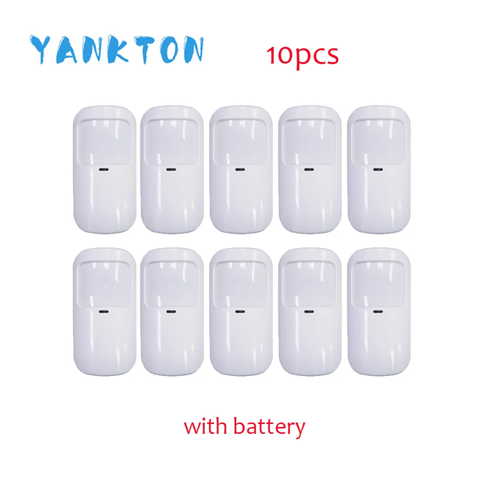YK-009-P10-A-10pcs YANKTON новейший 433 МГц беспроводной анти-ПЭТ инфракрасный детектор wifi умный дом безопасности хост сигнализация PIR детектор движения и датчики - Цвет: YK-009-P10-A-10pcs