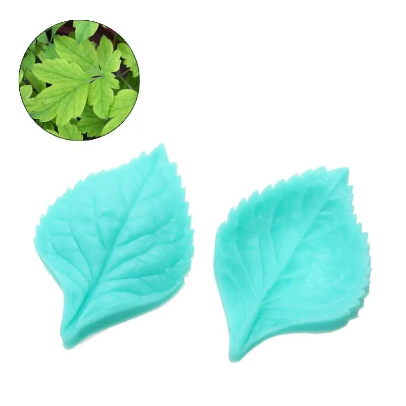 

2Pcs/lot Leaf Fondant Cake Decorating Tools Veiner Silicone Mold Flower Peony Rose Floral Petal Kitchen Baking Accessories