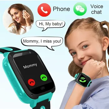 

Kids Smart Watch S4 Kids Smart Watch Phone, Lbs/gps Sim Card Child Sos Call Locator Camera Screen For Android Ios Phones #40