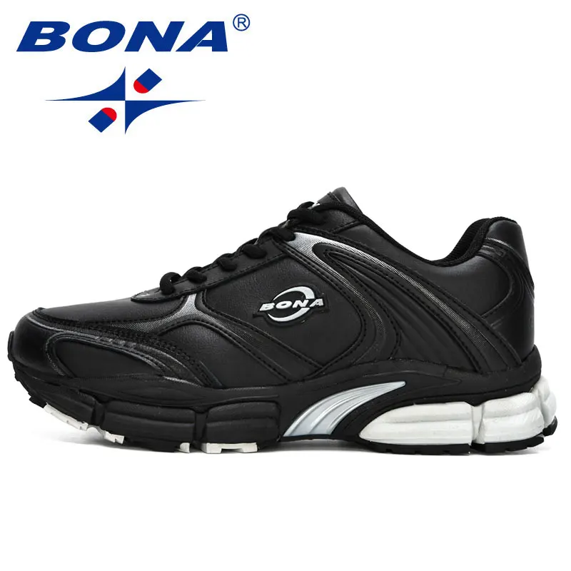 BONA New Designers Action Leather Trendy Running Shoes Men Outdoor Sneakers Man Walking Jogging Shoes Athletic Footwear