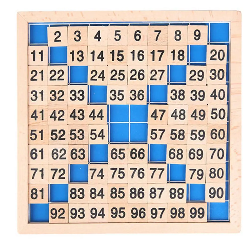  Kids Learning Board Teaching Toy Elm 1-100 Digital Continuous Board Enlightenment Children Early Ed - 4000079635112